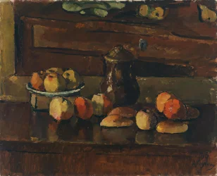 Nature morte aux fruits avec cruche 1915